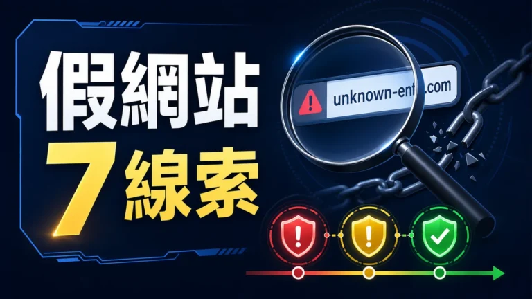 假娛樂城網站怎麼辨認？開啟頁面後先核對這 7 個線索主圖