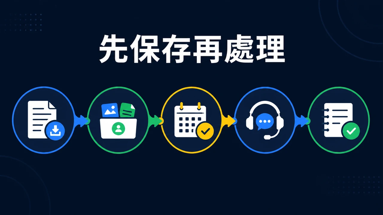 遊戲停止服務處理時間軸