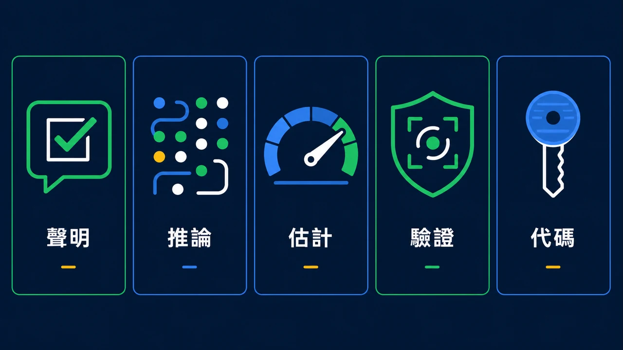 年齡聲明、推論、估計、文件驗證與門檻 token 的方法比較圖