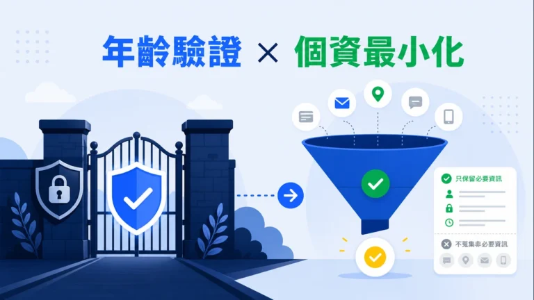 年齡驗證不是只看生日：娛樂平台未成年防護與個資風險重點主圖